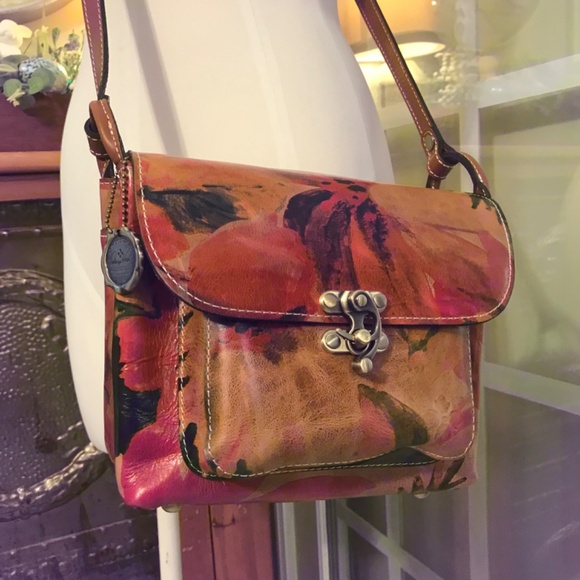 Patricia Nash 10th Anniversary Leandra leather crossbody bag - Picture 7 of 16